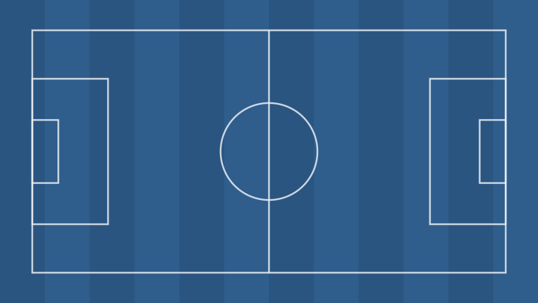 Football pitch illustration
