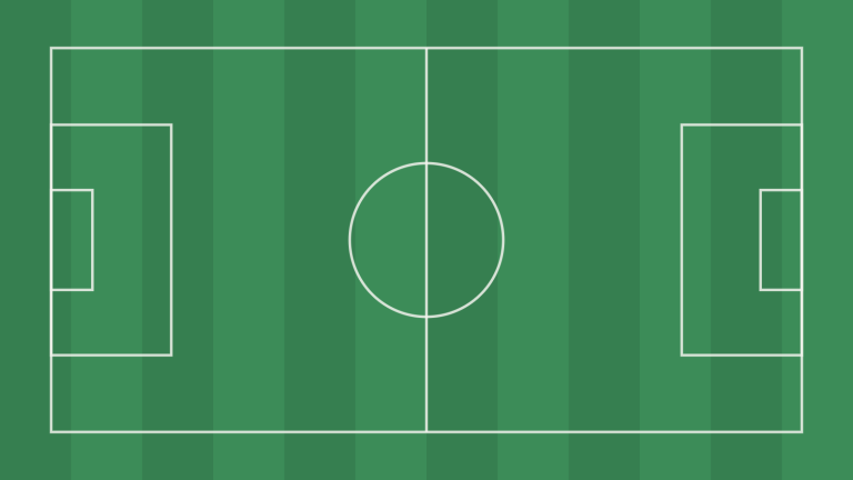 Football pitch illustration