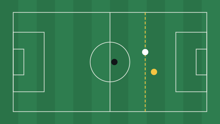 Football pitch illustration